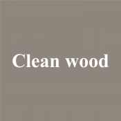 Clean wood